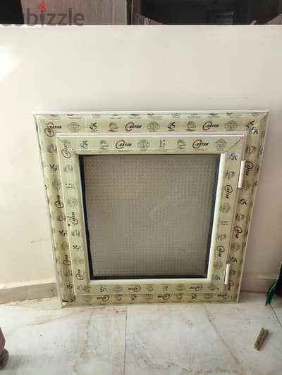 شباك ألوميتال 64×72 سم جديد – فرصة