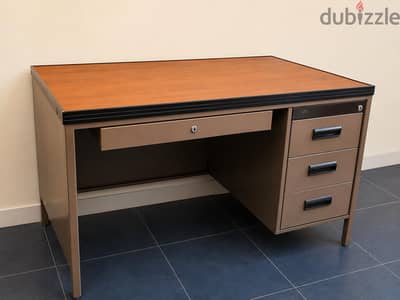 مكتب موم متين خشب و صاج ممتز 120 سم Original Mohm Desk 120 cm