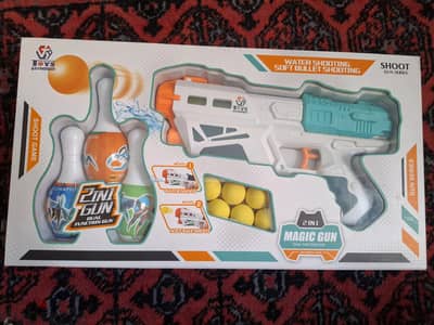 مسدس طلقات ومياه ٢ في ١ Magic gun 2 in 1