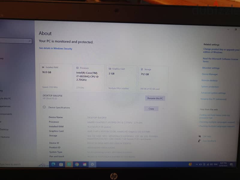HP Zpook 15 g3 4
