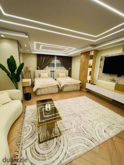 استوديو VIP فاخر للإيجار اليومي والأسبوعي والشهري | أول سكن | عمارة جديدة | Ultra Super Lux | عباس العقاد الرئيسي | مدينة نصر | فرش فندقي فاخر