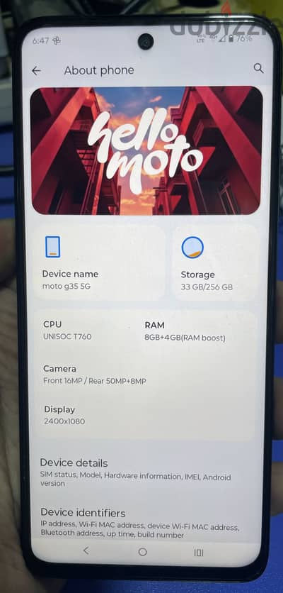 Motorola G35 5G
