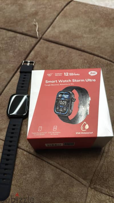 ساعة itel smart watch storm ultra كسر زيرو جديدة تماما