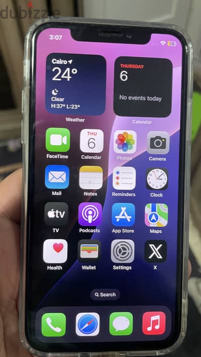 Apple - iPhone XS 256 كسر زيرو شغال وأي فأي فقط
