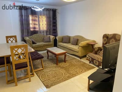 Furnished apartment for rent 86 sqm garden view near bus terminal and services company finishes modern furniture in Madinaty B6