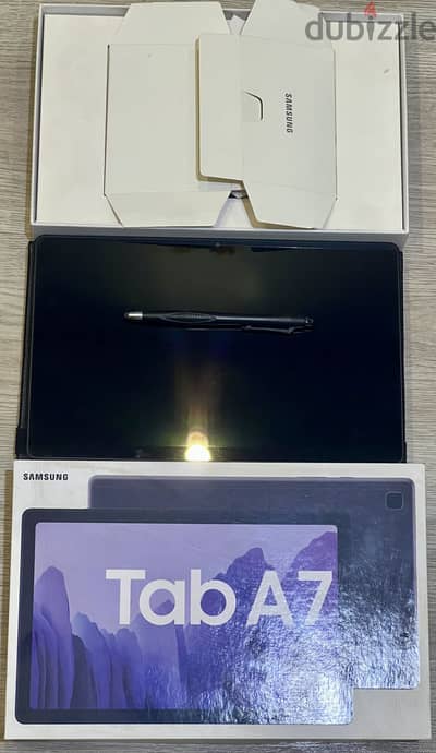 Tab Samsung A7 2020 للبيع او للبدل استخدام خفيف خالص يعتبر زي الجديد