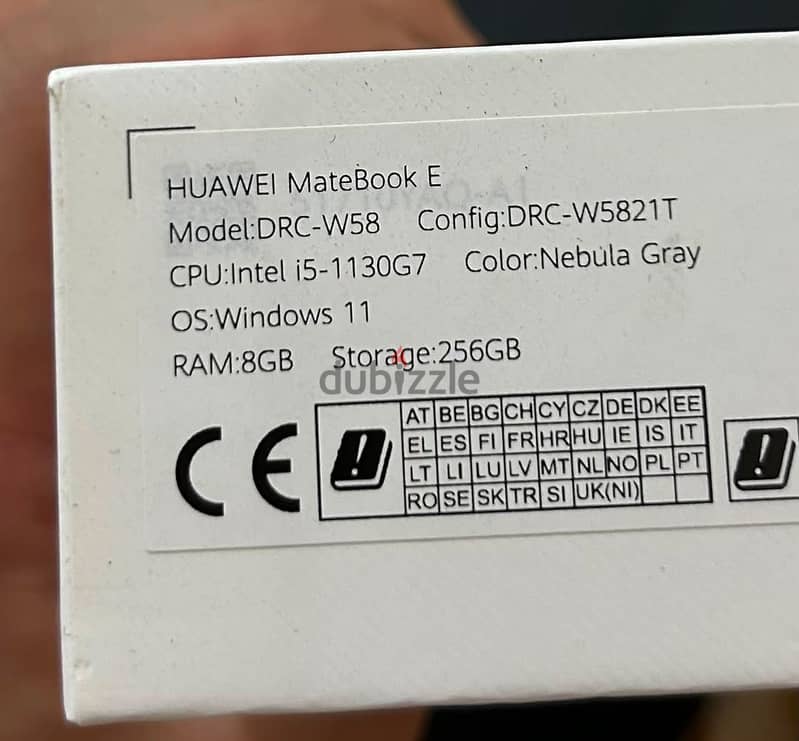 Huawei matebook e with box like new 1