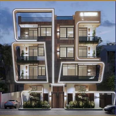 Ground floor apartment with a façade of 155 square meters and a 90 square meter garden with the lowest down payment and the longest repayment period in Al-Nargis
