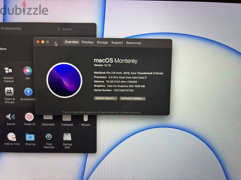 MacBook Pro 2016 touch par 4