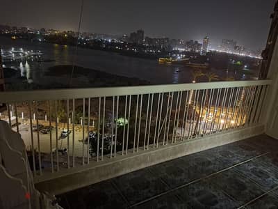 النيل مباشر شقة 163متر البحر الاعظم الجيزة كل الغرف الصالة ترى النيل