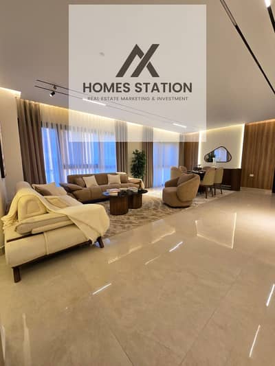 فخامة أول استخدام في فيليت سكاي كوندوز | شقة مفروشة بالكامل بتشطيب فائق الفخامة وتصميم راقٍ يمنحك تجربة سكن استثنائية-جاهزه للسكن