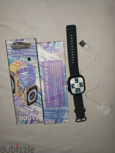 ساعه T1000 ultra 2 plus استعمال يومين زيرو