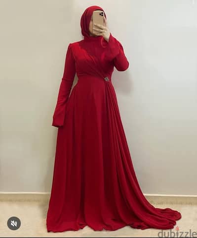 فستان مناسبات احمر