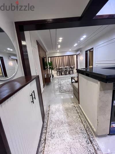 شقة مفروشة للإيجار فرش فندقي تشطيب الترا سوبر لوكس أول سكن