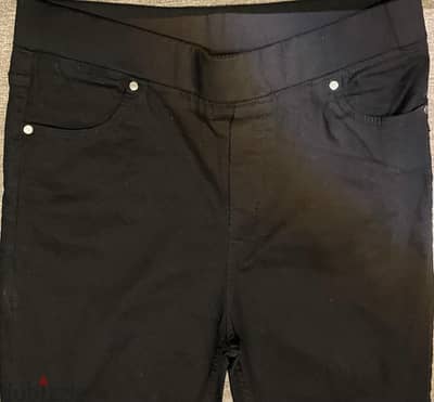 بنطلون حريمي أسود جديد ماركة Fulham - مقاس 40