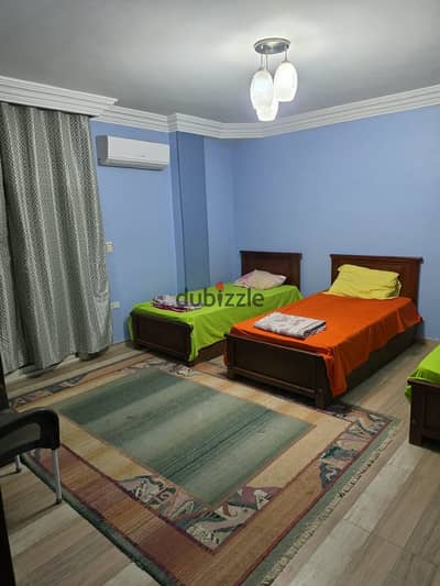Furnished apartment for rent in Compound Tiba Gardens on Gamal AbdelNasr axis