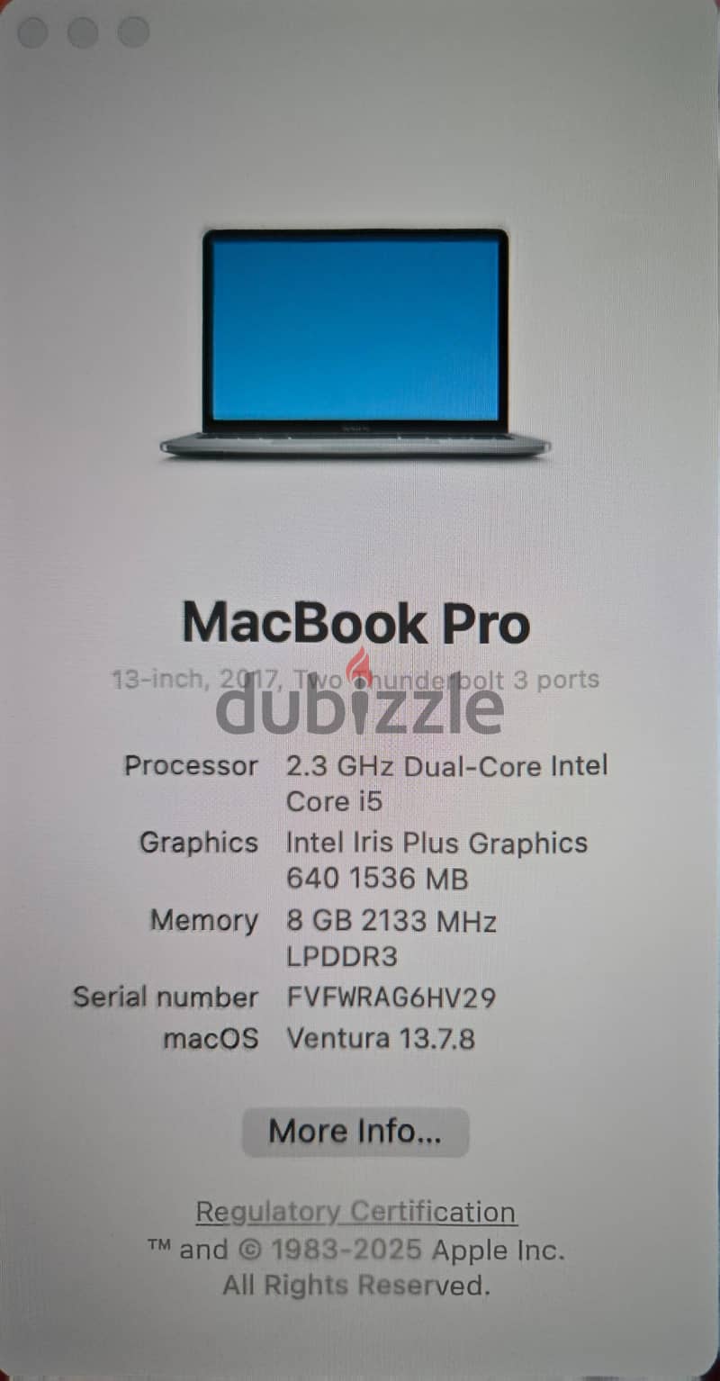 macbook pro 13" (2017) 5
