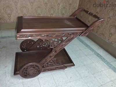 Tea serving trolley