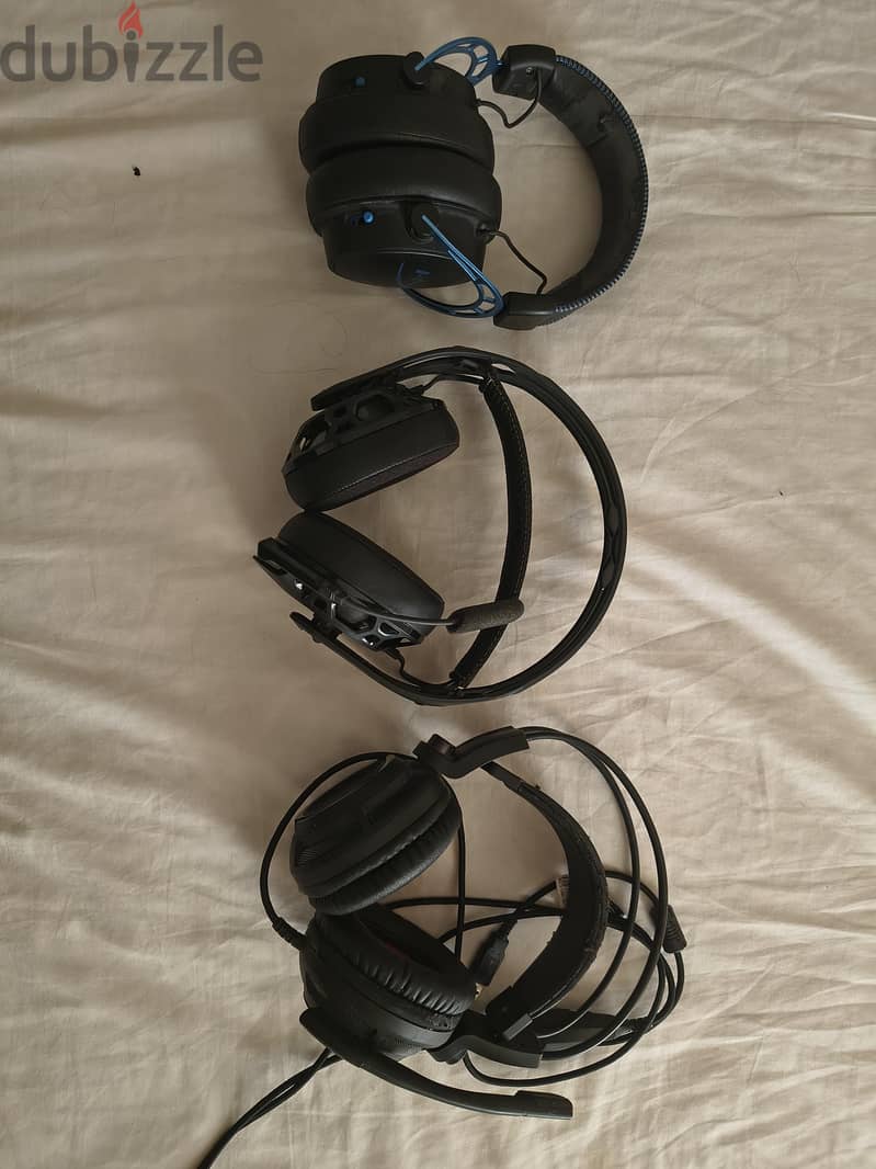 Hyper x cloud alpha s+ Msi ds502 + nacon rig 500 pro 3