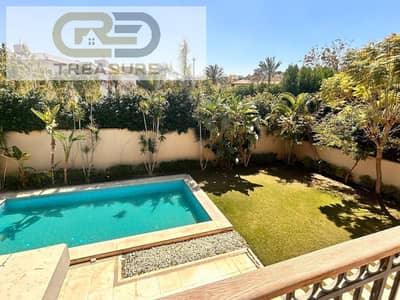 semi furnished Standalone villa with Private Pool for rent in Uptown - Reyna - new cairo