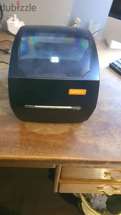 طابعة باركود وبوليصات شحن و ريسيت HPRT HT100 بحالة الزيرو تماماً