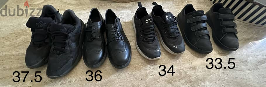 Black shoes for school