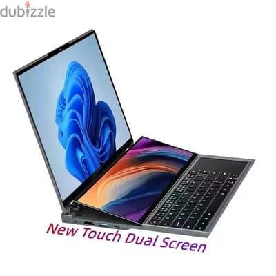 لابتوب بشاشتين تاتش Dual Screen للمونتاج والعمل الاحترافي كسر زيرو