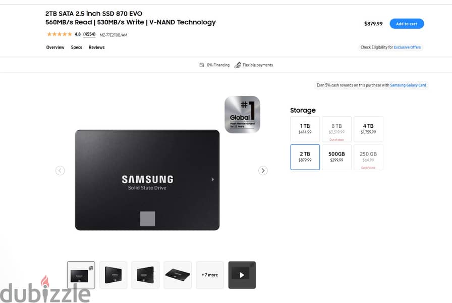 Samsung 870 Evo 2 Tera 3