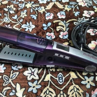 مكواه فرد شعر بيبي ليس بخار BaByliss اصليه بحاله ممتازه