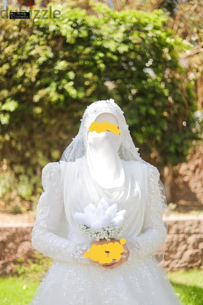 فستان زفاف للبيع هاند ميد