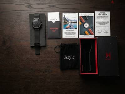 MVMT Men's Voyager Stainless Steel Watch (Black Edition)