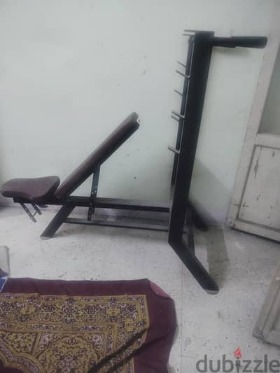 دكه بنج مستويات وحامل بار