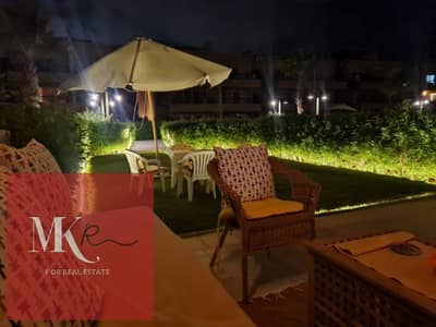 chalet Ground floor  with garden for sale, fully furnished, ready for to  move in Blumar North Coast, Sidi Abdelrahman