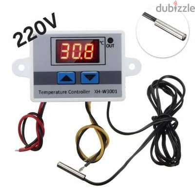 ترموستات XH-W3001 220V للتحكم في الحرارة – جديد