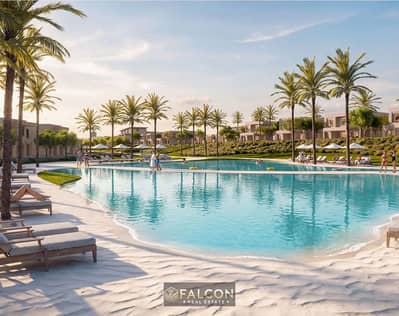 amazing lagoon view 3bd chalet with garden finished for sale in 8y installment in alam alroum near marsa matroh airport and sidi henish north coast