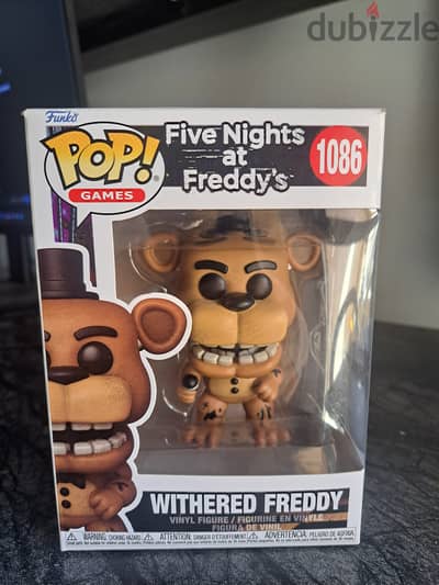 Funko Pop Games Five Nights at Freddy’s Withered Freddy #1086 Vinyl F