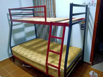 سرير حديد بدورين بملل حديد أو خشب Furniture oh