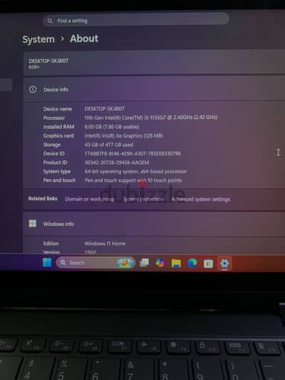 Laptop Lenovo yoga 7i for sale