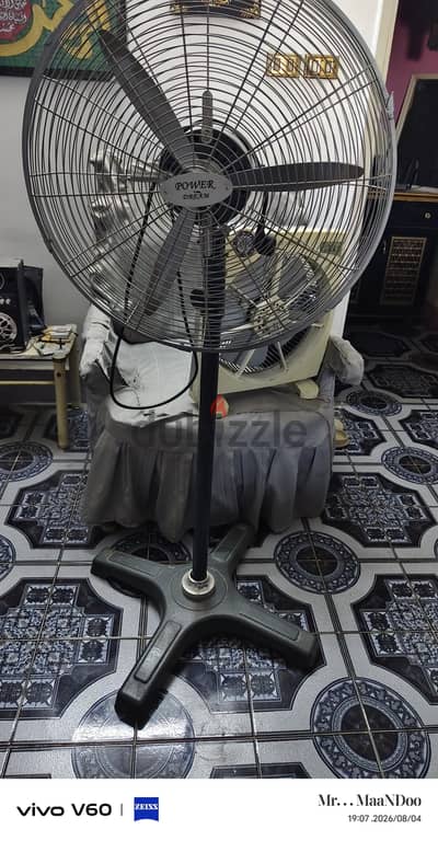 مروح عمود معدن