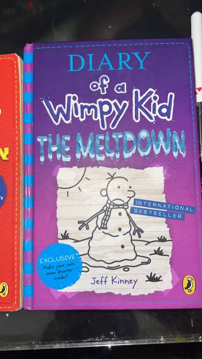 3 books of Diary of a wimpy kid