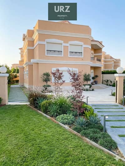 A 3-story standalone villa for sale next to Madinaty Butterfly on the Amal Axis Mostakbal City near Sarai at East.
