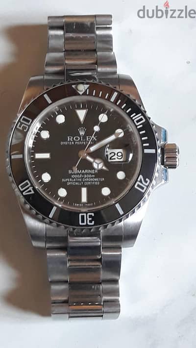 ساعة رولكس صب مارين اوتوماتيك  ضد الخدش سيراميك rolex