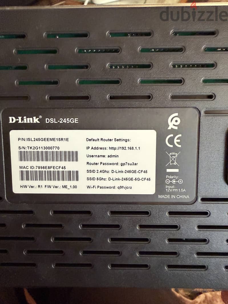 Router D-link DSL-245GE 2
