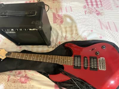 Yamaha ERG 121C electric guitar, yamaha GA 15 amp ( gigmaker set)