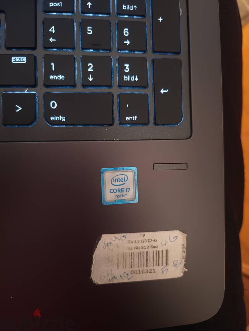 لابتوب HP core i7 workstation 3