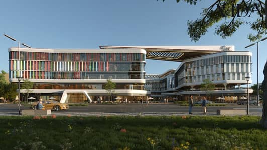 للبيع محل في 6 اكتوبر بالقرب من طريق الواحات SKY GATE MALL بدون مقدم واقساط حتي 10 سنين