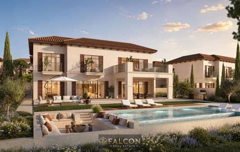 صف أول بحـر + Private Pool فيلا Spanish Style للبيع ف مدن راس الحكمة الساحل الشمالي بجوار فوكا باي ماونتن فيو مراسي Modon Ras Al Hekma North Coast