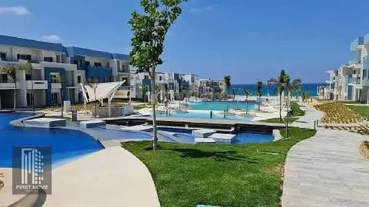 Chalet for sale in Salt village on the North Coast by the sea, third floor, installments over 10 years