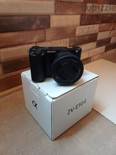 Sony ZV-E10 II كسر زيرو + باكج كامل بالضمان