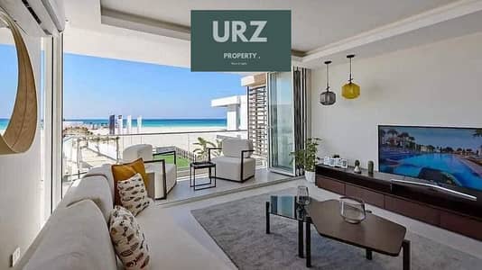شاليه فاخر بخدمات سياحيه VIP بواسطة Ora نجيب ساويرس جاهز للمعاينه كامل التشطيب بالتكيفات بفيو كامل للبحر بالقرب من ازها و فوكا باى و سمر راس الحكمه